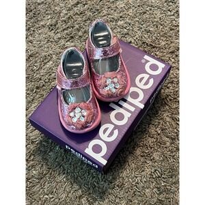 Pediped Baby Toddler‎ Girls Delaney Pink Shoes Size 3.5 Brand New in Box!